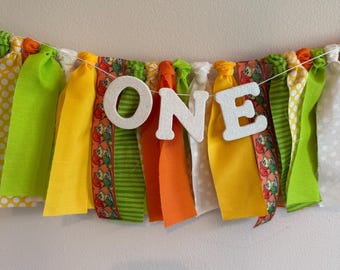 Special order for Jacie     Green Eggs and Ham Fabric Banner Highchair Banner Smash Cake Decoration