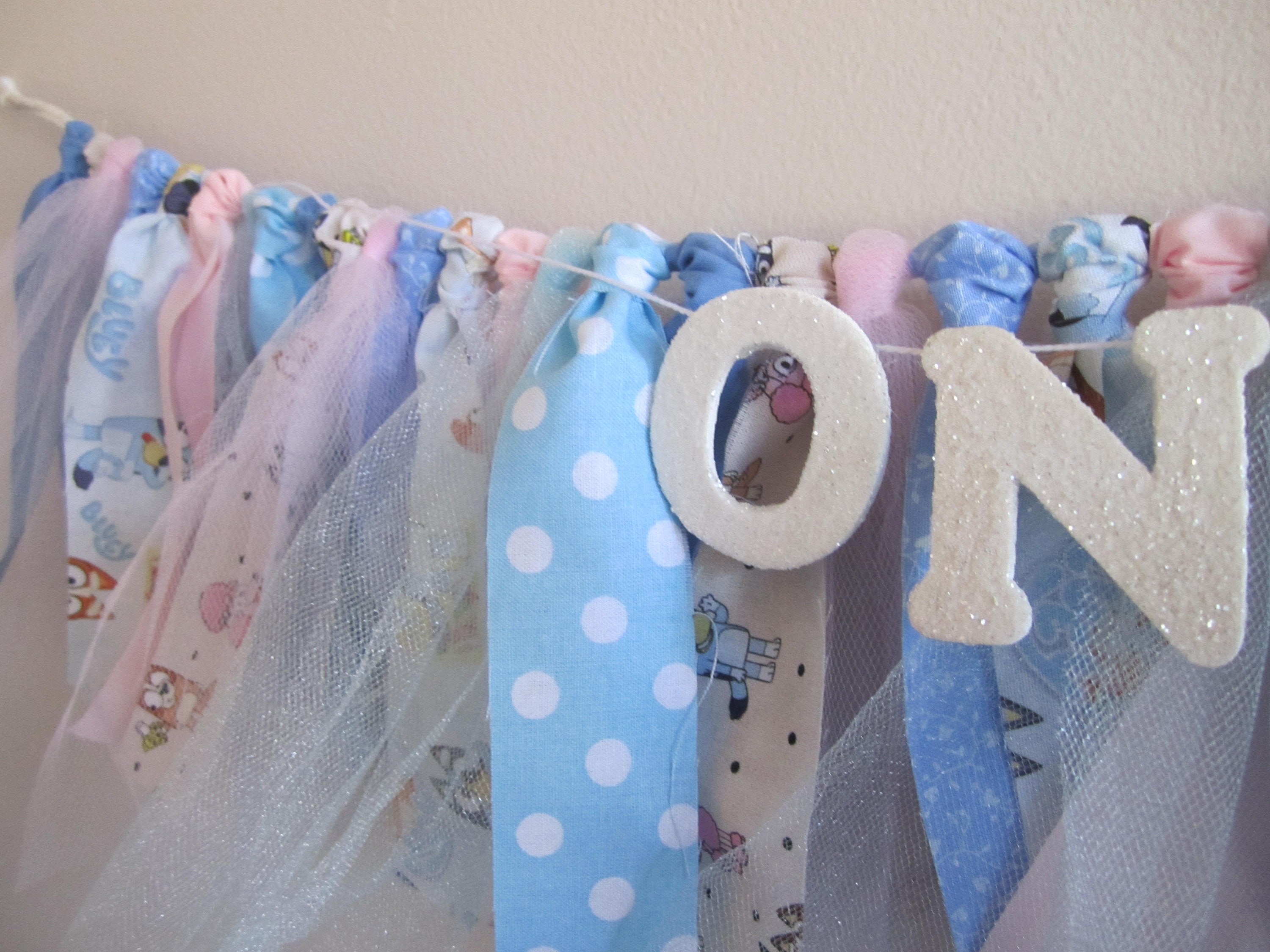 Bluey Girl Highchair Banner