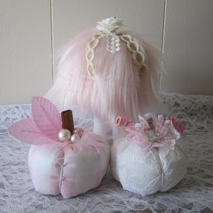 Shabby Chic Pumpkin Decor Fall Decoration French Cottage Pumpkins