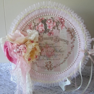 Shabby Chic Plate Tray Decoration Shabby Home Decor Wall Hanging