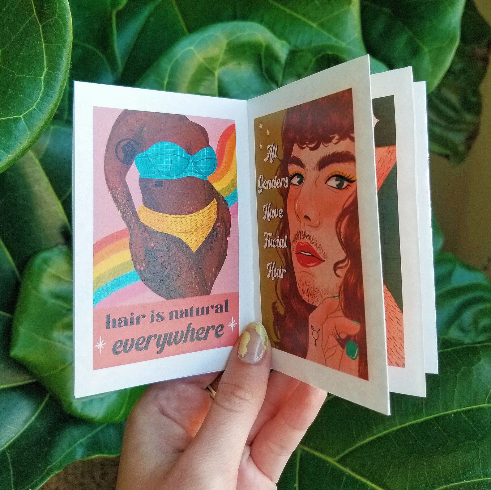 Hair Zine Feminist Zine Feminist Art Body Hair Artwork Etsy UK