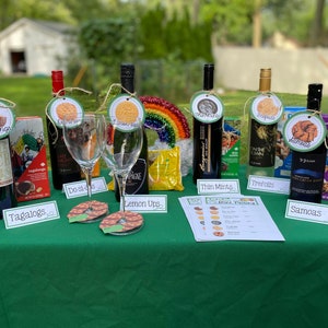 Girl Scout Cookie Wine Tasting Pairing Printables ABC & LLB