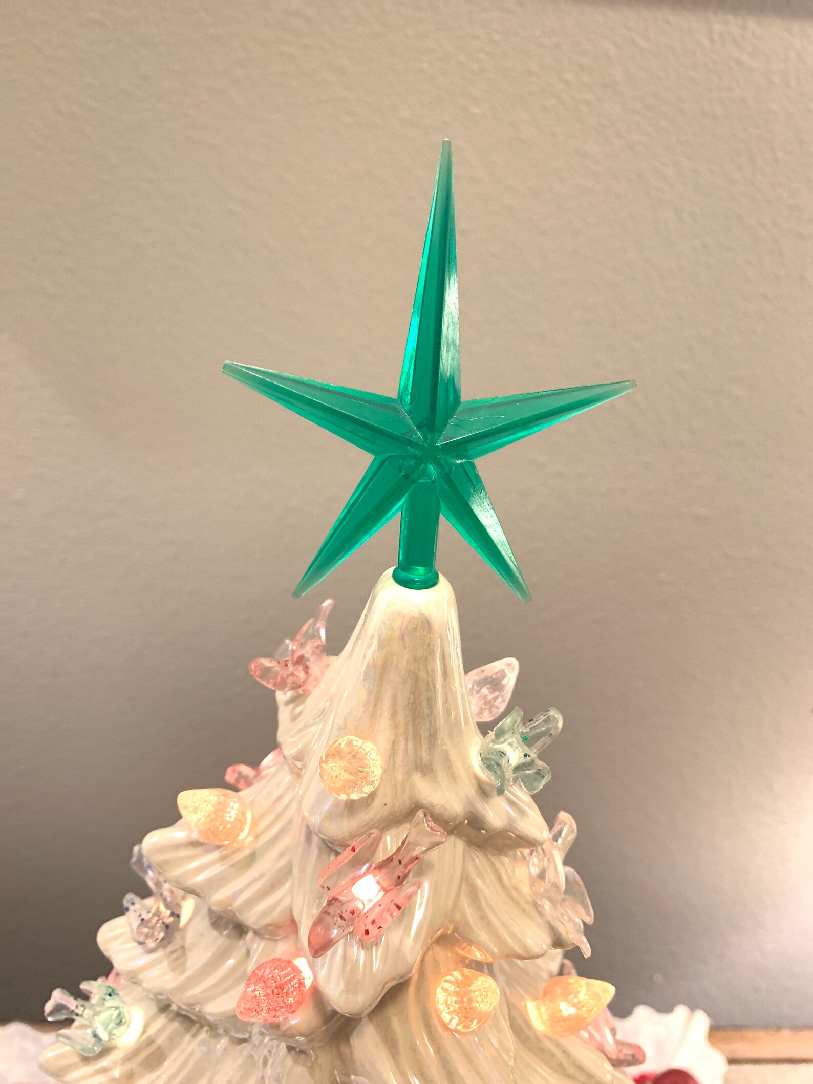 Star For Top Of Ceramic Christmas Tree 