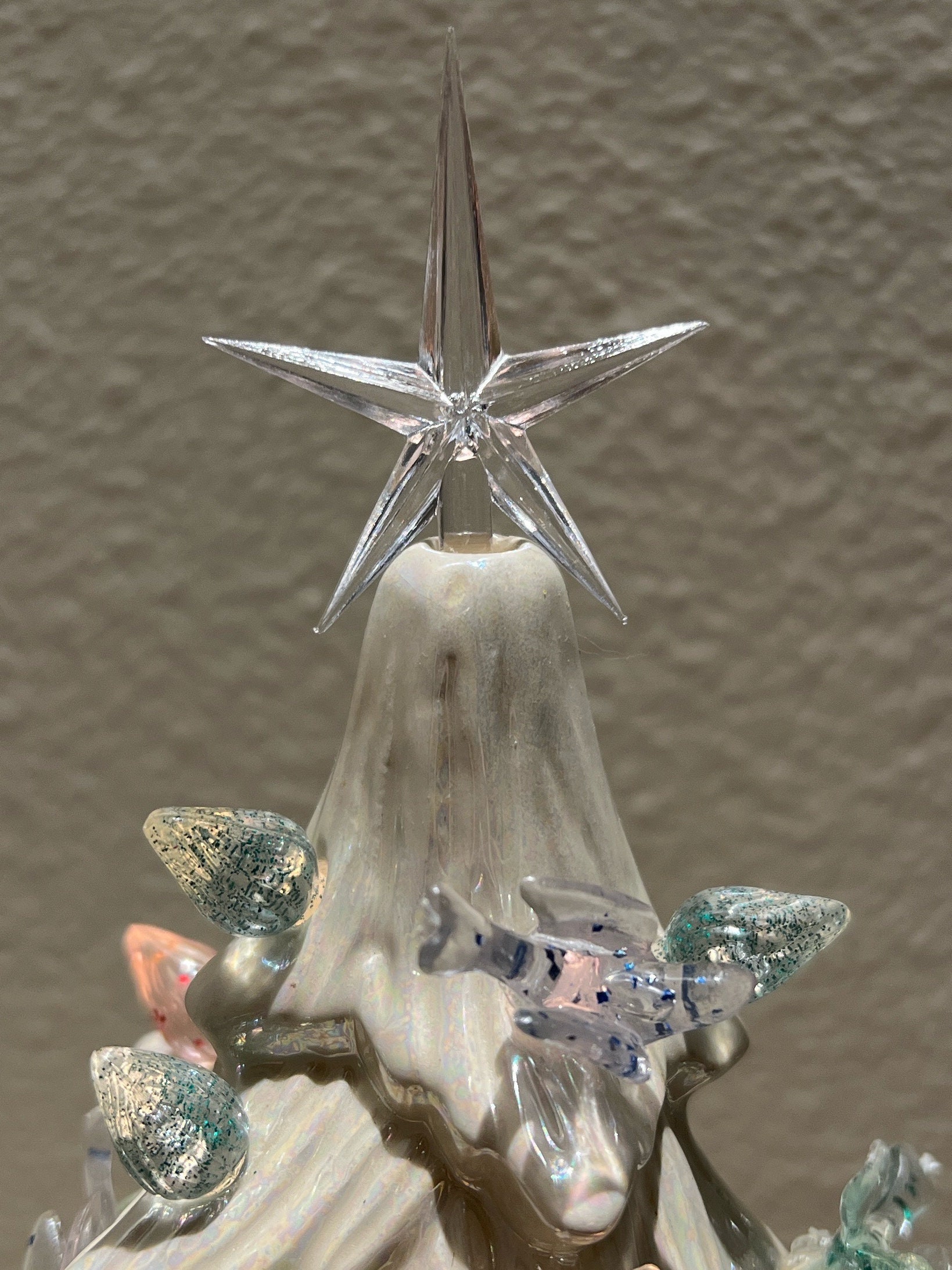 Vintage Ceramic Christmas Tree Star Toppers MEDIUM **choose Color** - Etsy