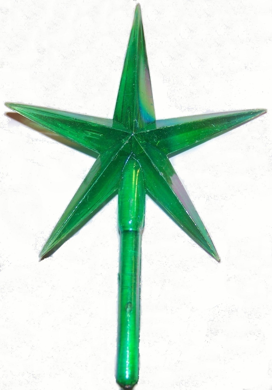 Vintage Ceramic Christmas Tree LARGE Star Toppers choose Color Etsy