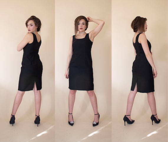 vintage little black dress 80s does 50s