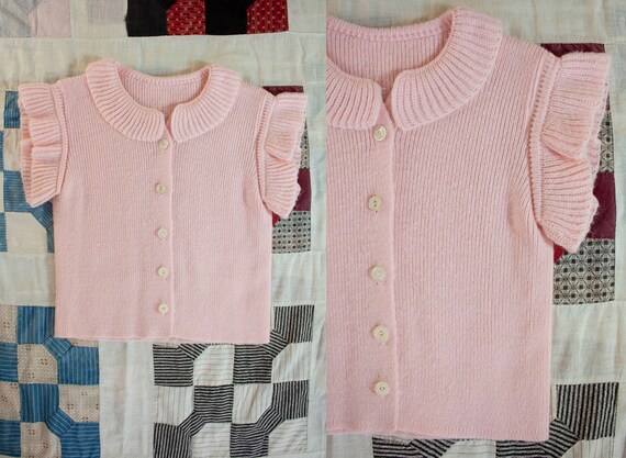vintage 1980s does 1930s sweater with antique butt