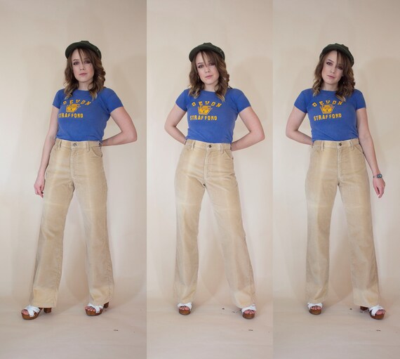 vintage LEE 1970s corduroy flares