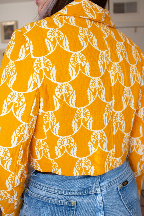 vintage cropped quilted 1960s jacket small - image 5