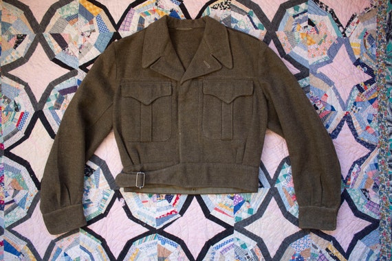 vintage military ike jacket field 1940s wwii