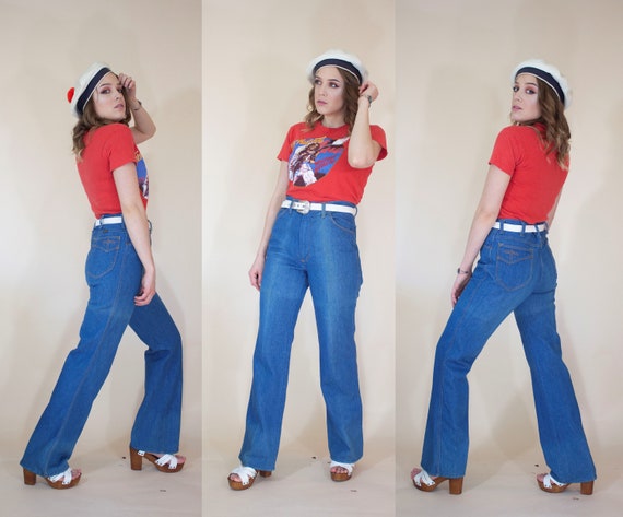 1970s maverick faded jeans