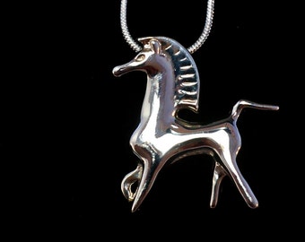 Bucephalus Pendant from Black Stallion film! Sterling Silver. Fantastic Collectible Classic!
