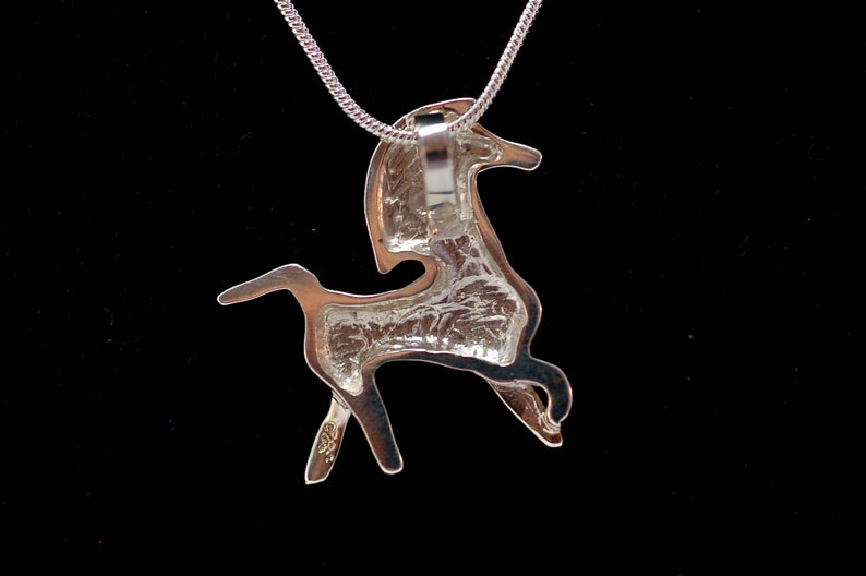 Bucephalus Pendant from Black Stallion film Sterling Silver. Fantastic Collectible Classic image 7