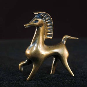 Black Stallion movie Bucephalus figurine in AGED solid Bronze image 3