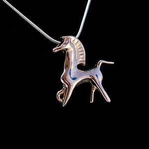 Bucephalus Pendant from Black Stallion film Sterling Silver. Fantastic Collectible Classic image 3