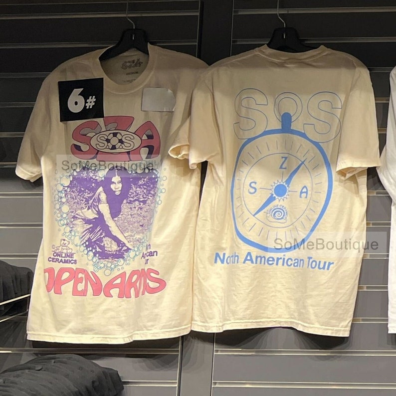 SZA SOS Tour T-shirt Sza Merch 2023 Shirt Sza North American - Etsy Sweden