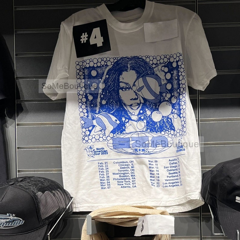 SZA SOS Tour T-Shirt Sza Merch 2023 Shirt Sza Nordamerika - Etsy Österreich