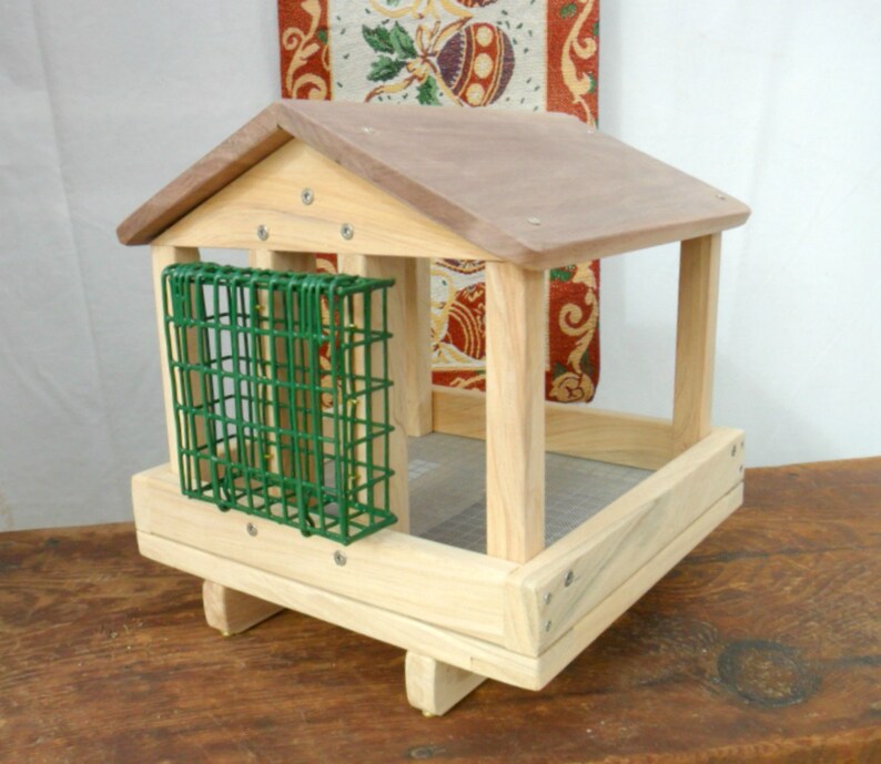 deck rail bird feeder