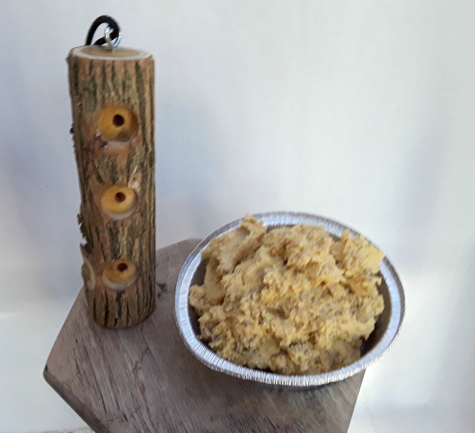 Rustic Suet Bird Feeder Wooden Suet Bird Feeders Outdoor Etsy Canada