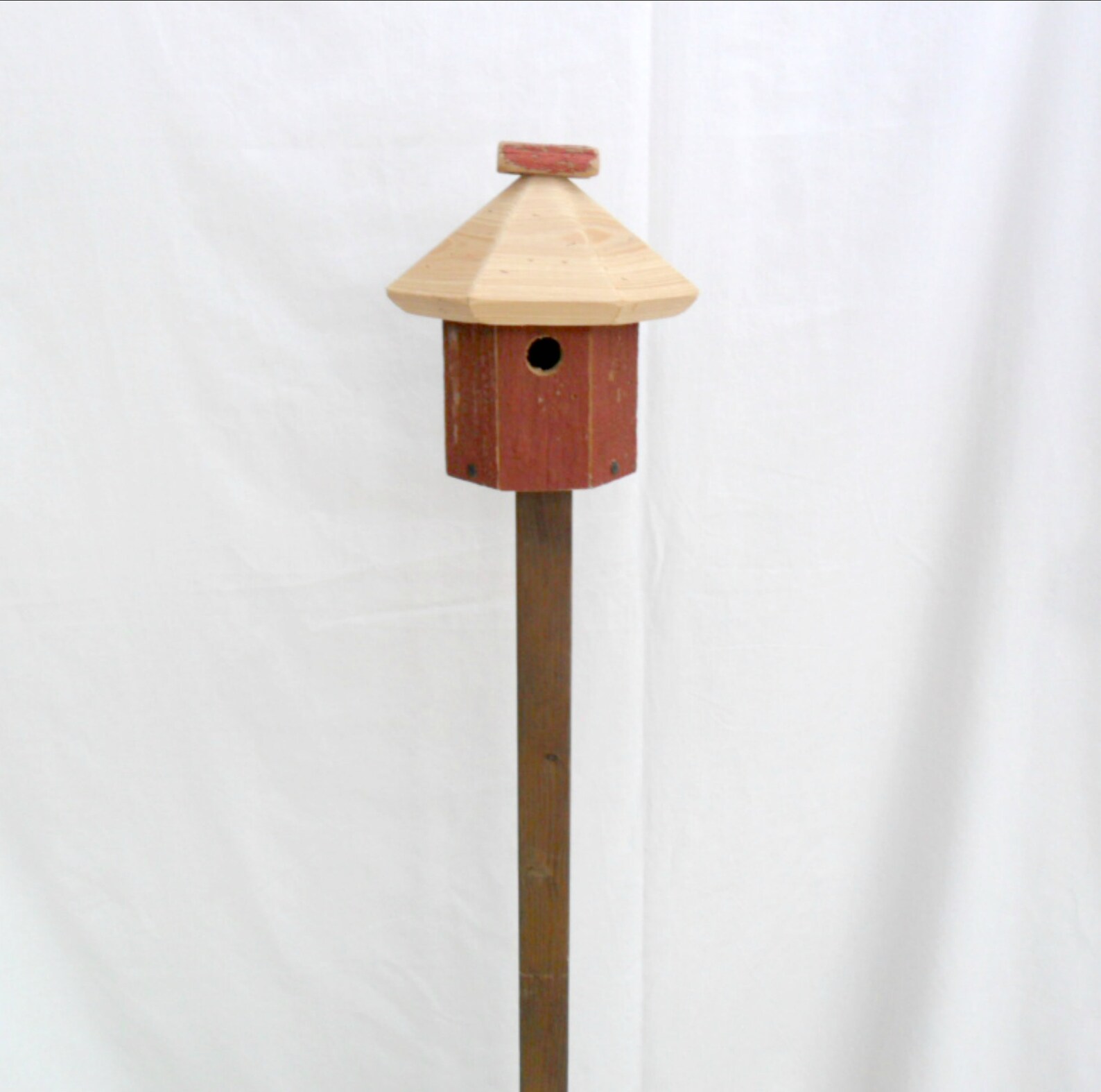 Bird House Mounting Pole Outdoor Wood Pole Tall Wooden Pole | Etsy