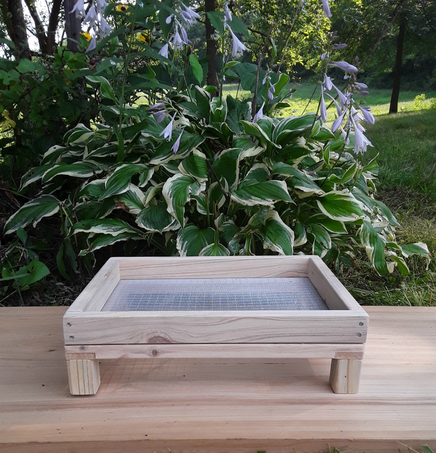 Outdoor Bird Feeder Gifts * 12" x 15" Large Tray Bird Feede…