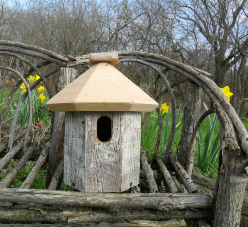 Handcrafted Barn wood Birdhouses Rustic Bluebird Houses | Etsy