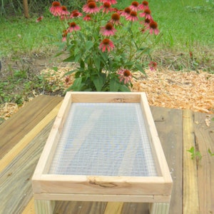 Wildlife Feeders for Outdoors *  Large 12 x 20 Ground Bird Feeder * Gifts for Nature Lovers