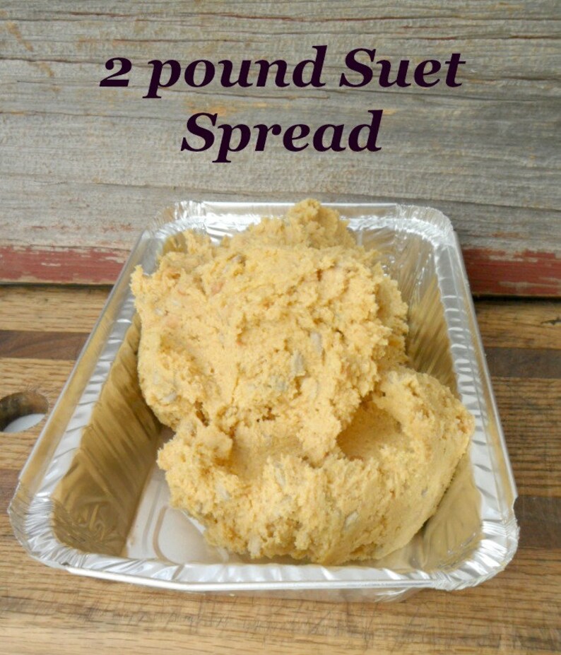 Nutty Butter Bird Suet Homemade Bark Butter Suet 2 Pounds Etsy