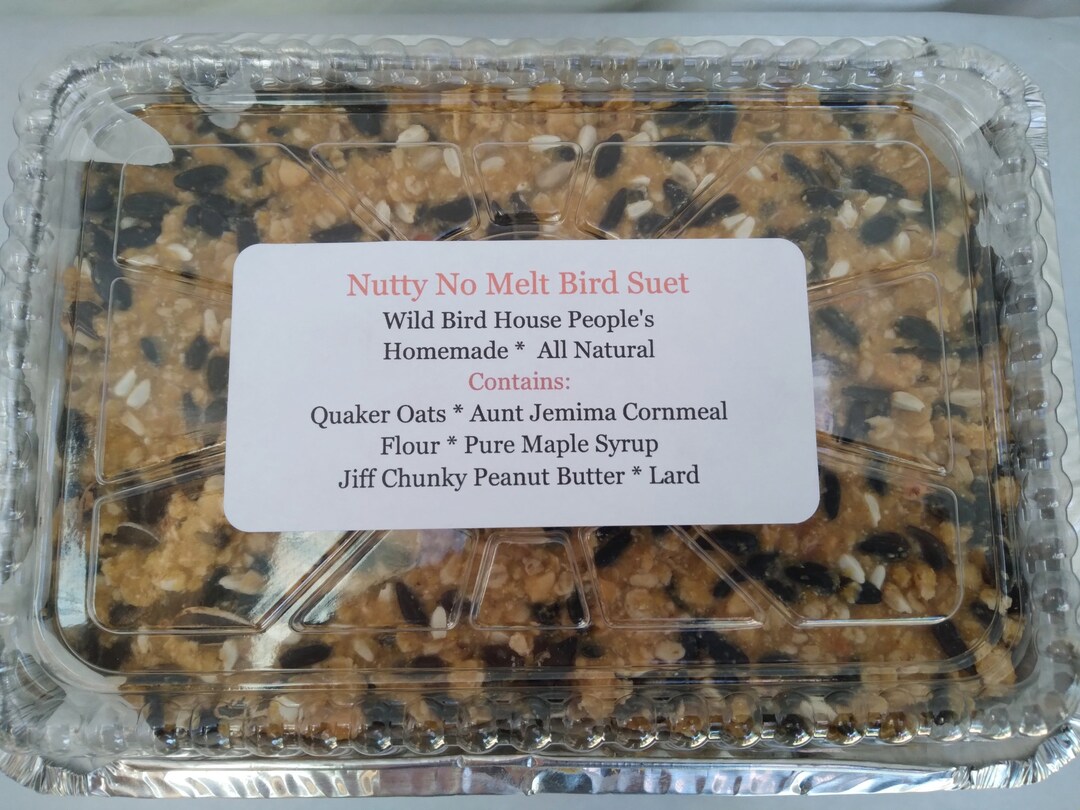 High Energy Bird Suet Blocks 2 Lbs Homemade Nutty Bird Suet Blocks Handmade Premium Suet Etsy