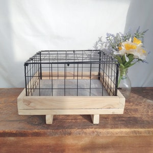 Outdoor Bird Feeders for Father's * Platform Feeder with Basket * Mother's Day Gift Ideas