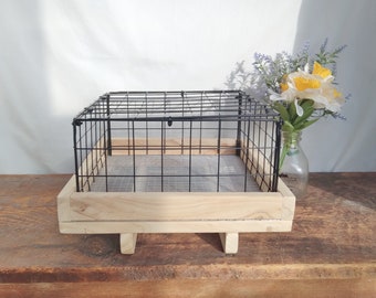 Outdoor Bird Feeders for Father's * Platform Feeder with Basket * Mother's Day Gift Ideas