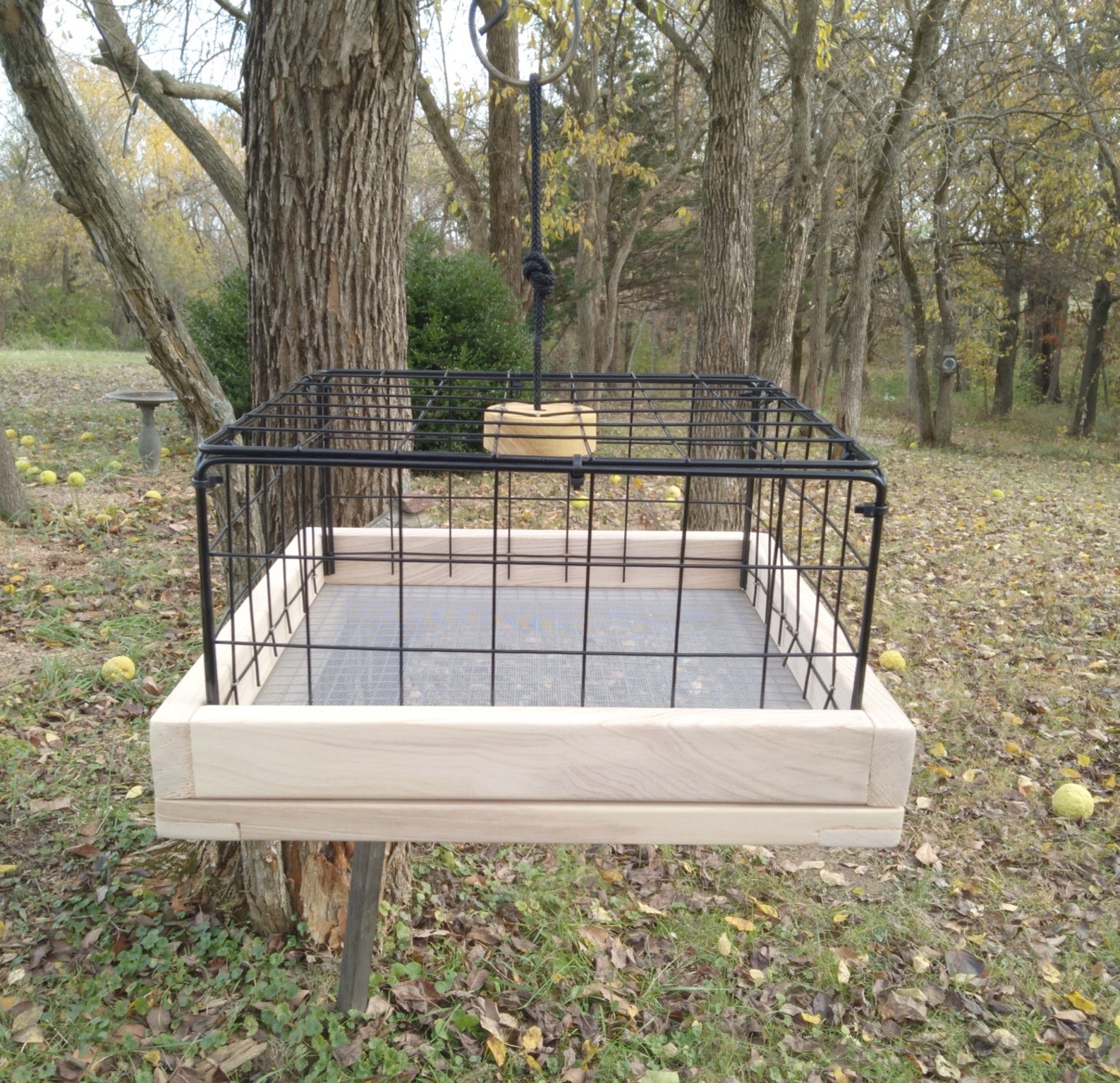 Ground Bird Feeders for Outdoors Deck Rail Feeder With Vinyl Etsy