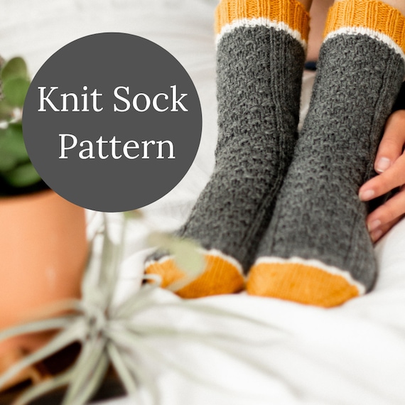 Aran weight shop sock pattern