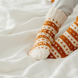 The Loft Slipper Socks / Knit Slipper Pattern / Knit Slipper Socks / Knit Sock Pattern / Easy Knit Pattern / DIY Socks / DIY Slippers / image 3