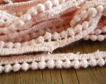 Cotton Pink Pom Pom Ribbon Trim