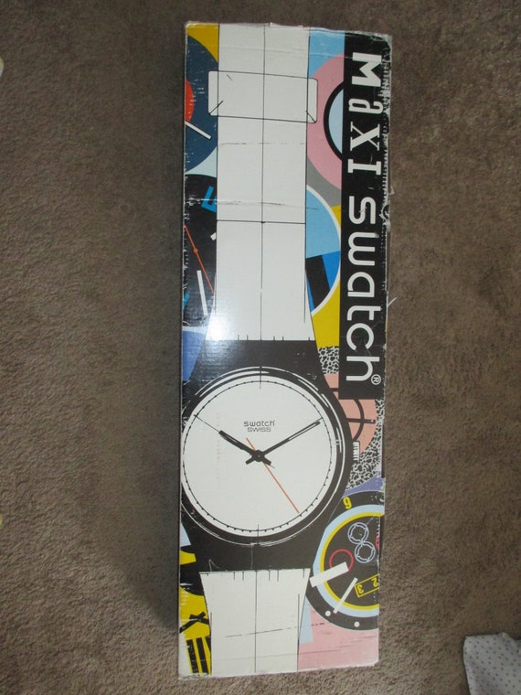 Vintage 1991 Swatch GR112 CHICCHIRICHI Watch | 90s Colorful