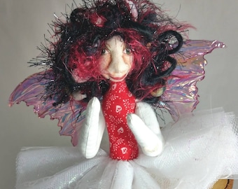 Art Doll-Reba the Sprite OOAK Cloth Doll Faery