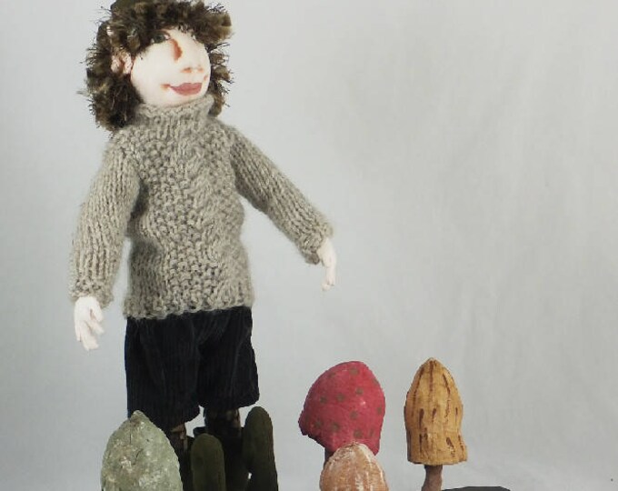 Art Doll-Gavin the Elf OOAK Cloth Doll