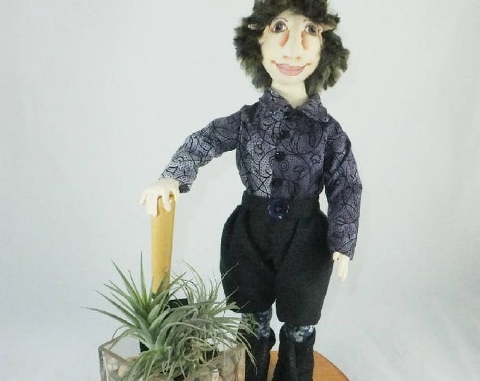 Art Doll-Larry the Elf OOAK Cloth Doll