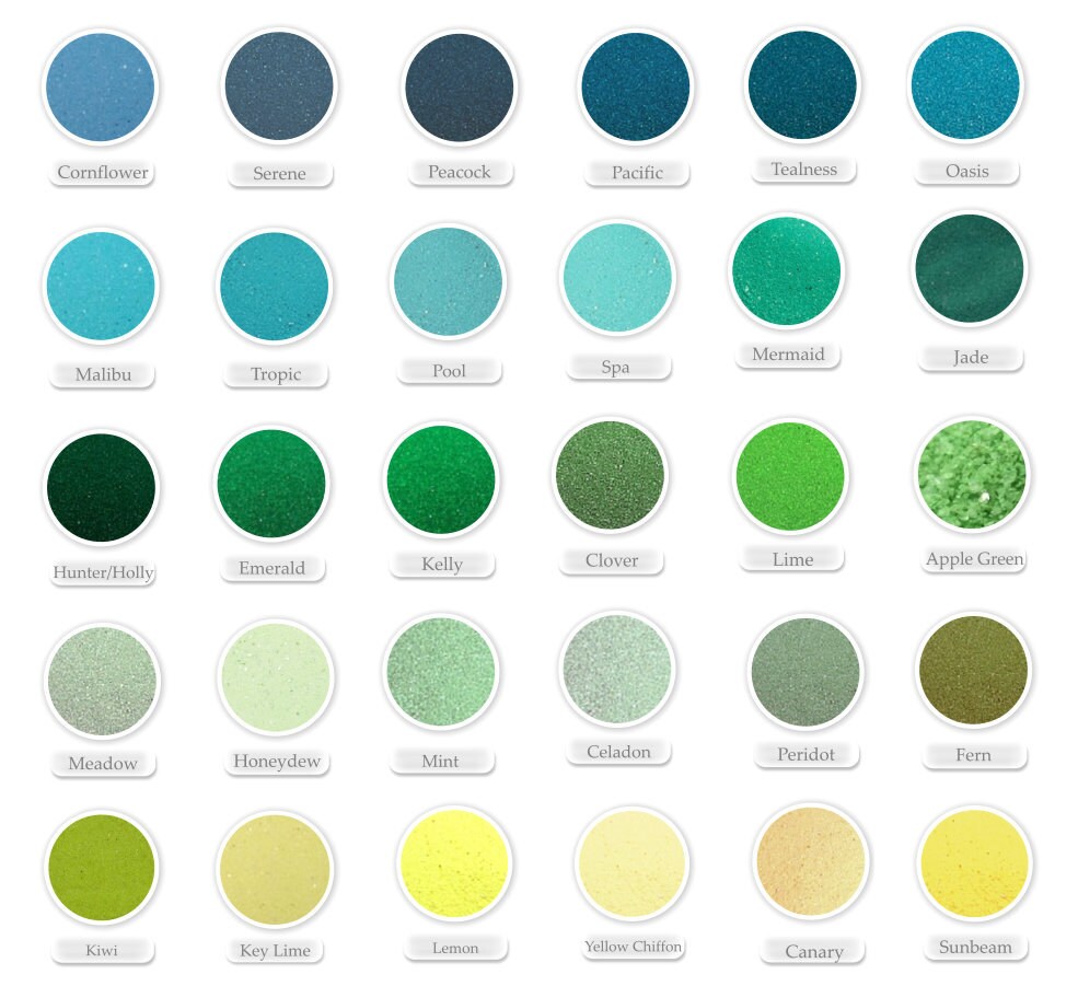 Colored Sand 1 Lb Bag 95 Colors Wedding Sand for Your Unity Etsy
