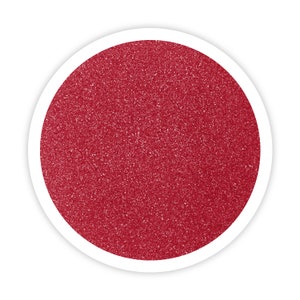 May include: A close-up of a red glitter, perfect for crafting and adding sparkle to projects.