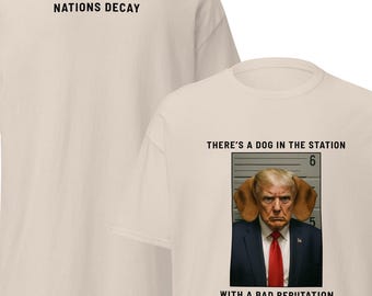 Harpua Phish T-Shirt: Theres a Dog in the Station; Unisex Tee