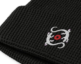 The Lizards geborduurde wafelgebreide beanie - Phish Fan Gift