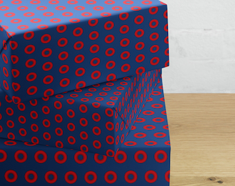 Phish Donut Wrapping Paper Sheets: Whimsical Gift Wrap
