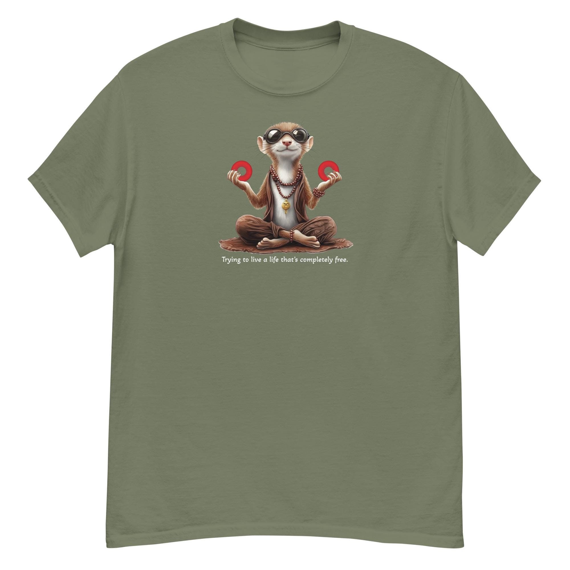 Fee Tee | Trying to live a life that's completely free | Phish Fee | Weasel Named Fee | Show Tee | Phish | Phish Gift