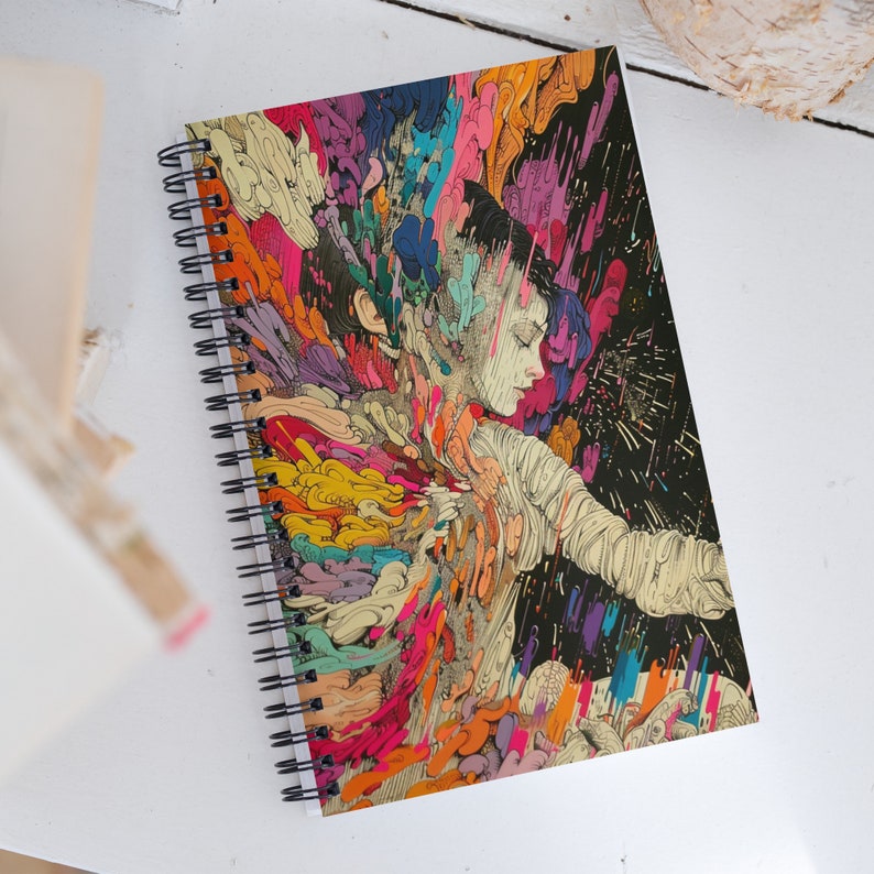The Universe Creating Me | Spiral Notebook | Art Notebook | Journal - Etsy