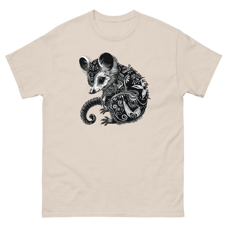 Possum Your End Was the Road Unisex Classic Tee | Phish Song Inspired T-Shirt | Music Lover Gift | Comfortable Casual Wear | Graphic Tee