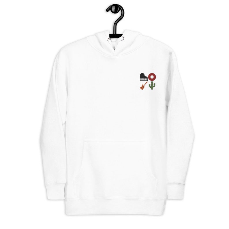 5 Color Embroidery LOVE PHISH Unisex fleece sweatshirt
