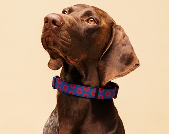 Phish-hondenhalsband: verstelbare polyester halsband voor huisdieren