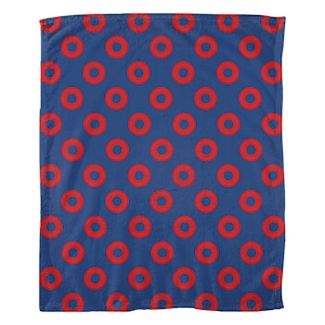 Phish Donut Fleece Blanket | Phish Lover Gift | Phish Concert Blanket | Rock Band Music | Phish Home Decor